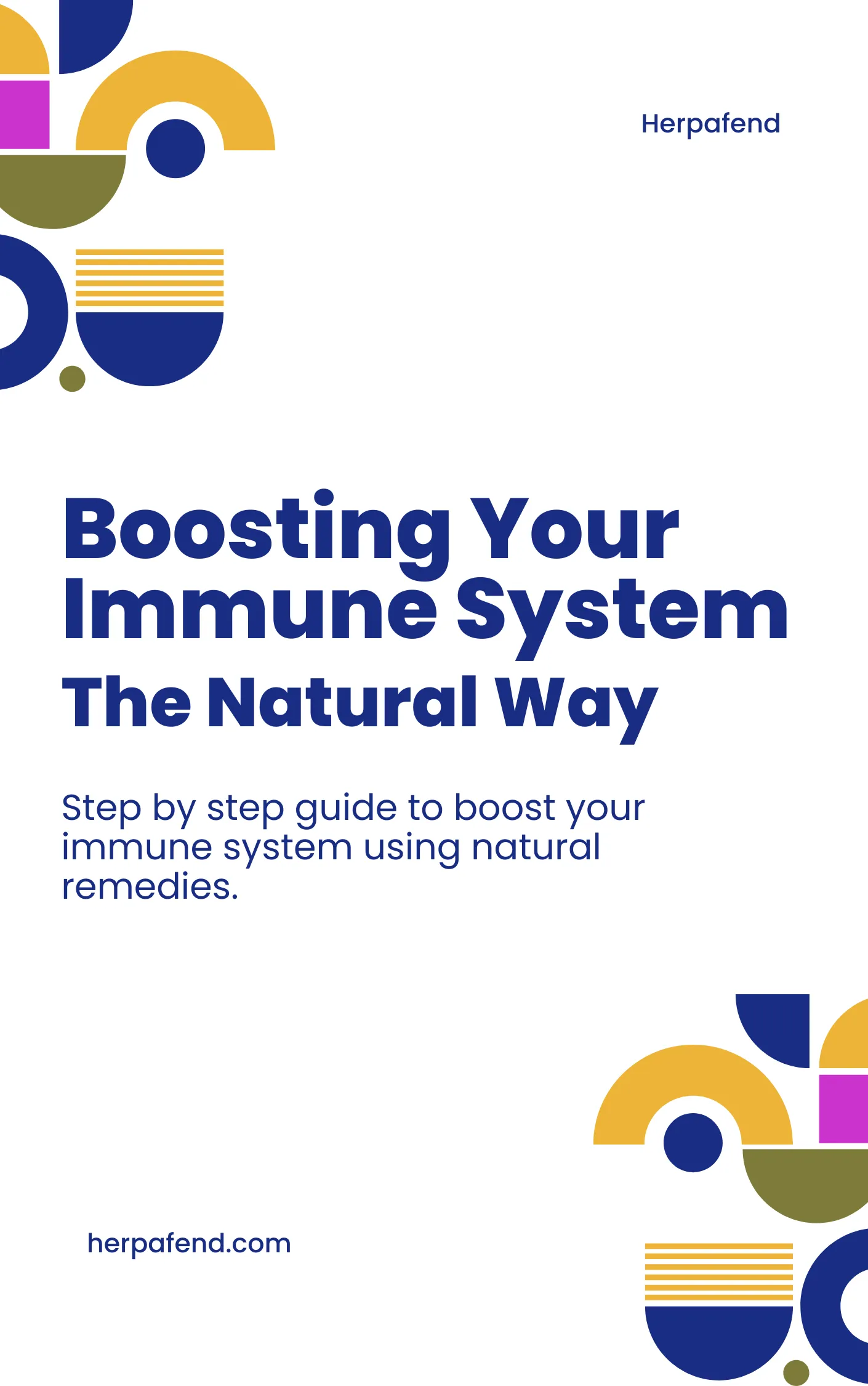 Cover of Boosting Your Immune System The Natural Way bonus guide